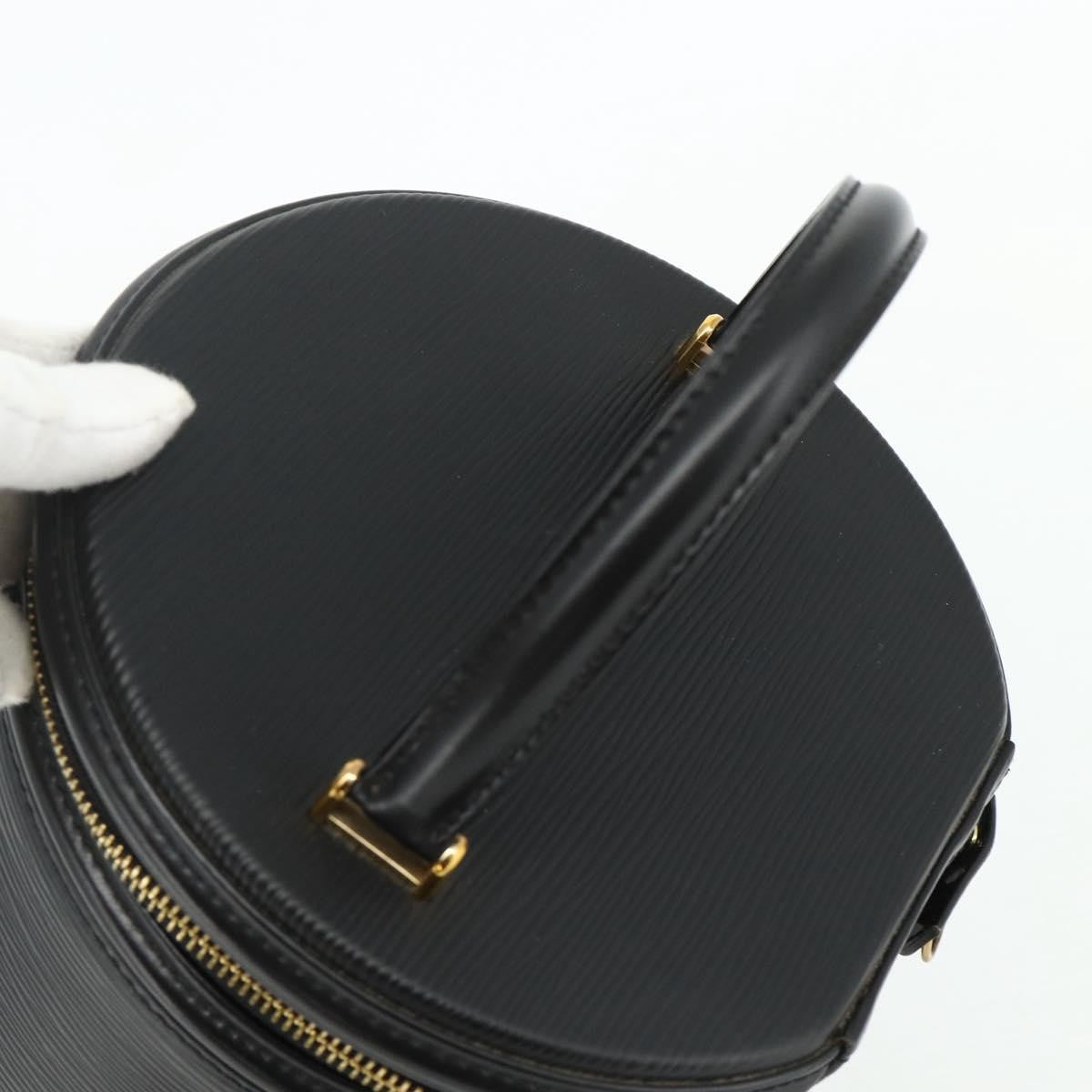 Louis Vuitton Cannes Epi Leather Black Leather Handbag (Pre-Owned)