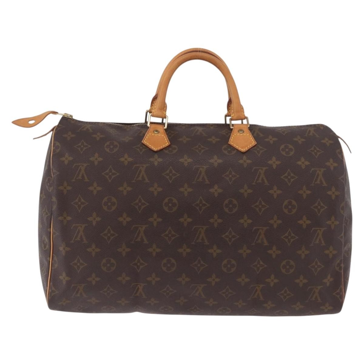 Louis Vuitton Speedy Monogram Canvas Brown Canvas Handbag (Pre-Owned)