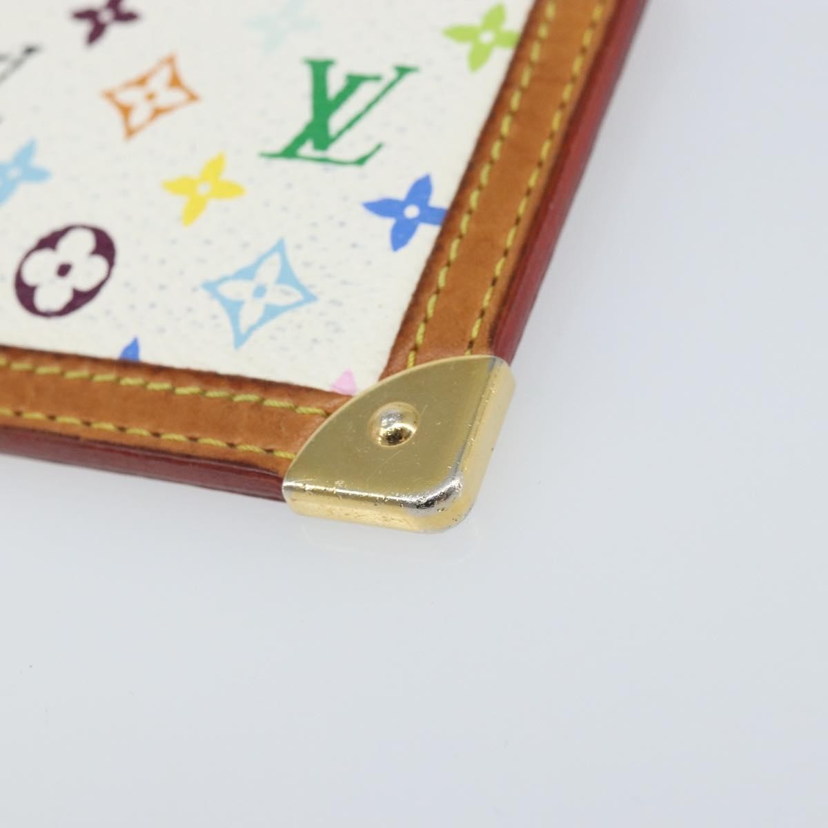 Louis Vuitton Pochette Clés Nm Monogram Multicolor Canvas White Canvas Wallets Accessory (Pre-Owned)
