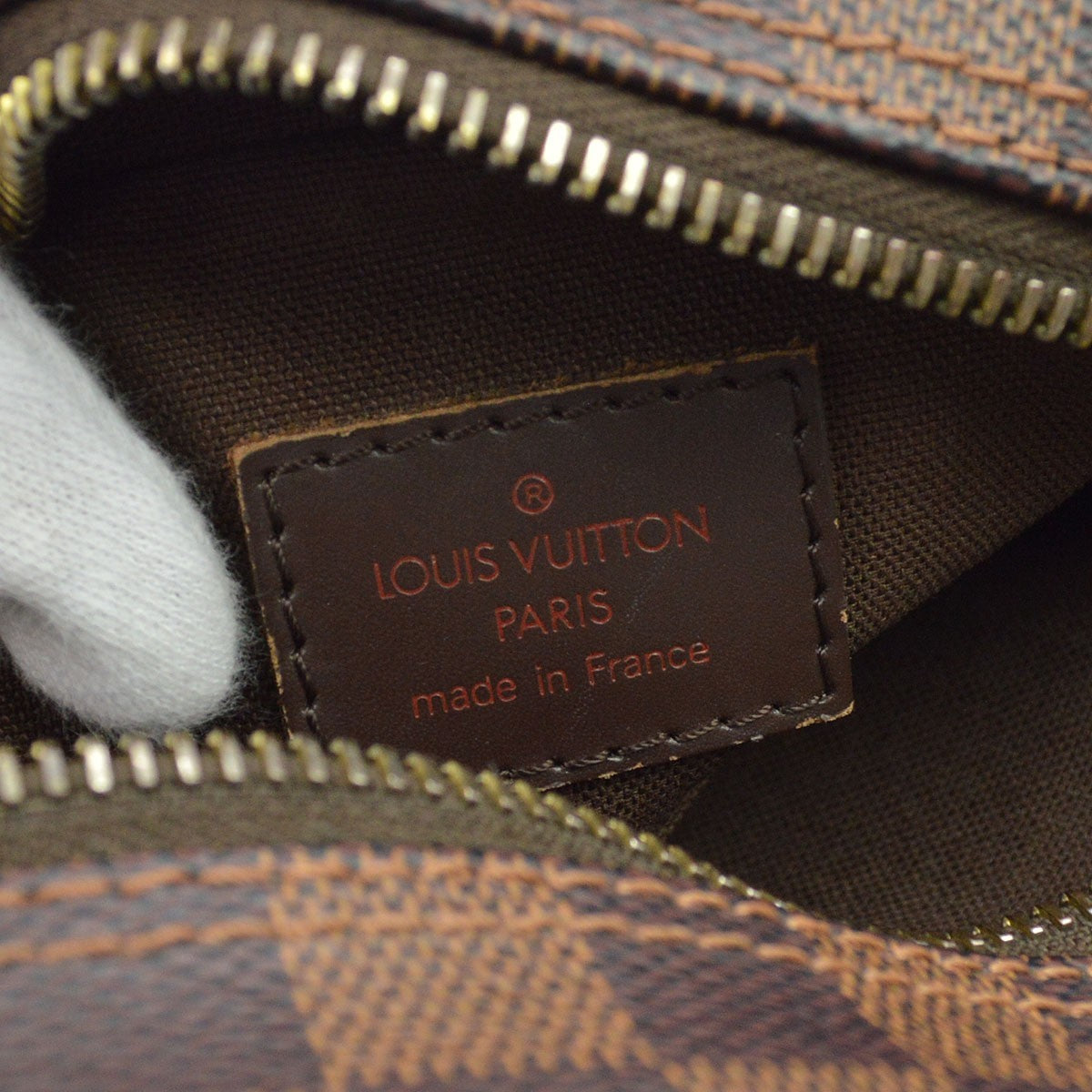 Louis Vuitton Olav Damier Ebene Brown Canvas Shoulder Bag Bag (Pre-Owned)