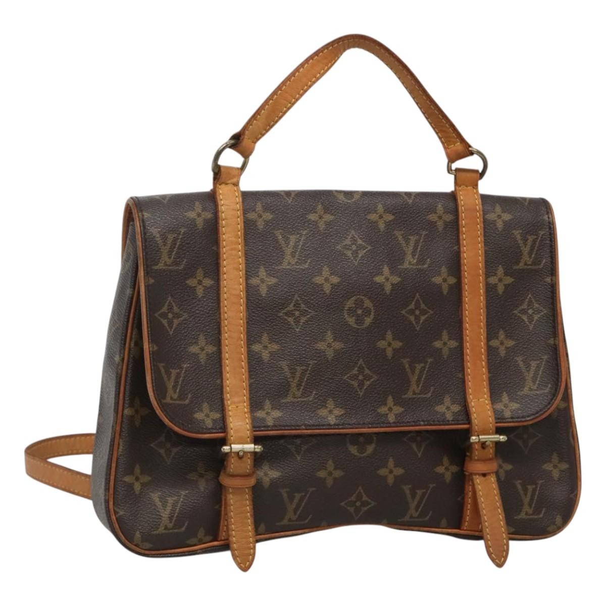 Louis Vuitton Marelle Sac A Dos Monogram Canvas Brown Canvas Backpack Bag (Pre-Owned)