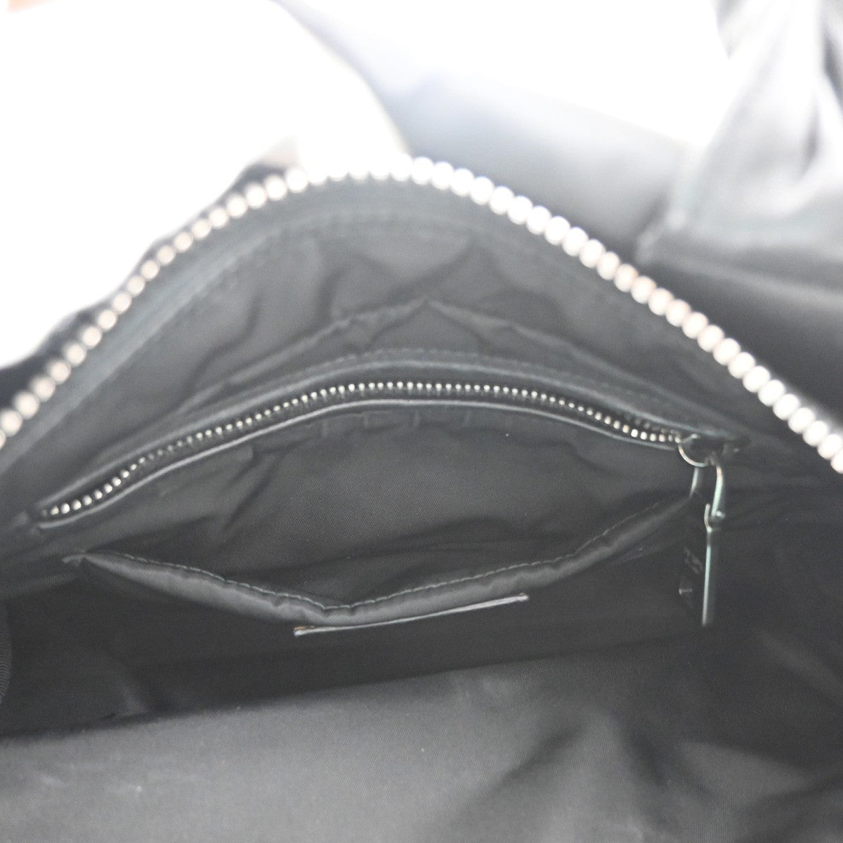 Prada Convertible Double Tote Tessuto Black Nylon Handbag (Pre-Owned)