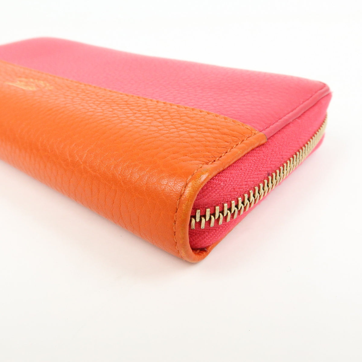 Gucci Bamboo Tassel Zip Leather Pink Leather Wallets Accessory (Pre-Owned)