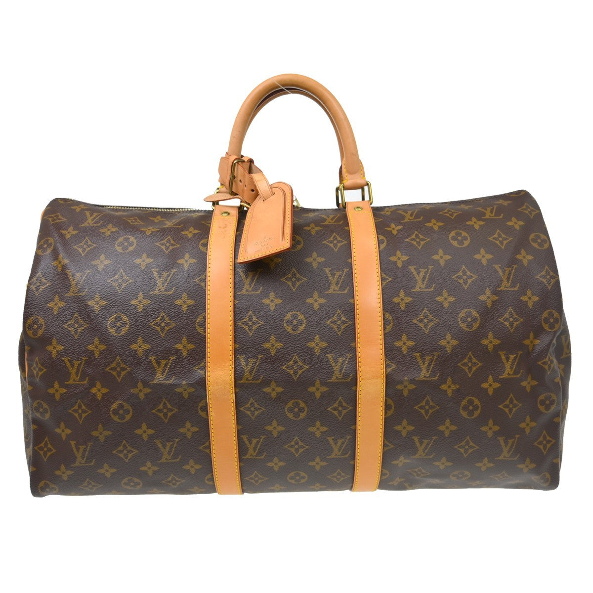 Louis Vuitton Keepall Monogram Canvas Brown Canvas Travel Bag Bag (Pre-Owned)