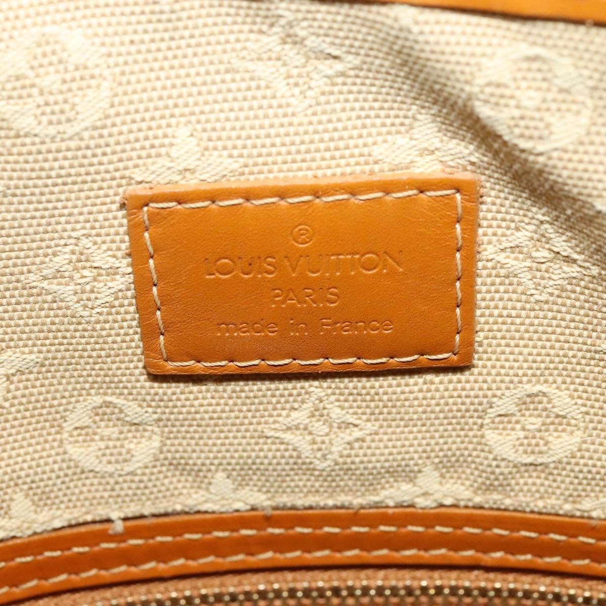 Louis Vuitton Mary Kate Messenger Mini Lin Beige Canvas Handbag (Pre-Owned)