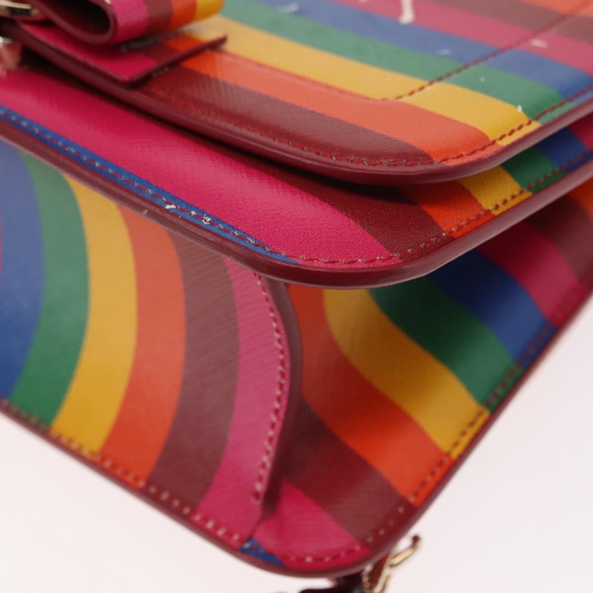 Salvatore Ferragamo Vara Bow Leather Multicolour Leather Crossbody Bag Bag (Pre-Owned)