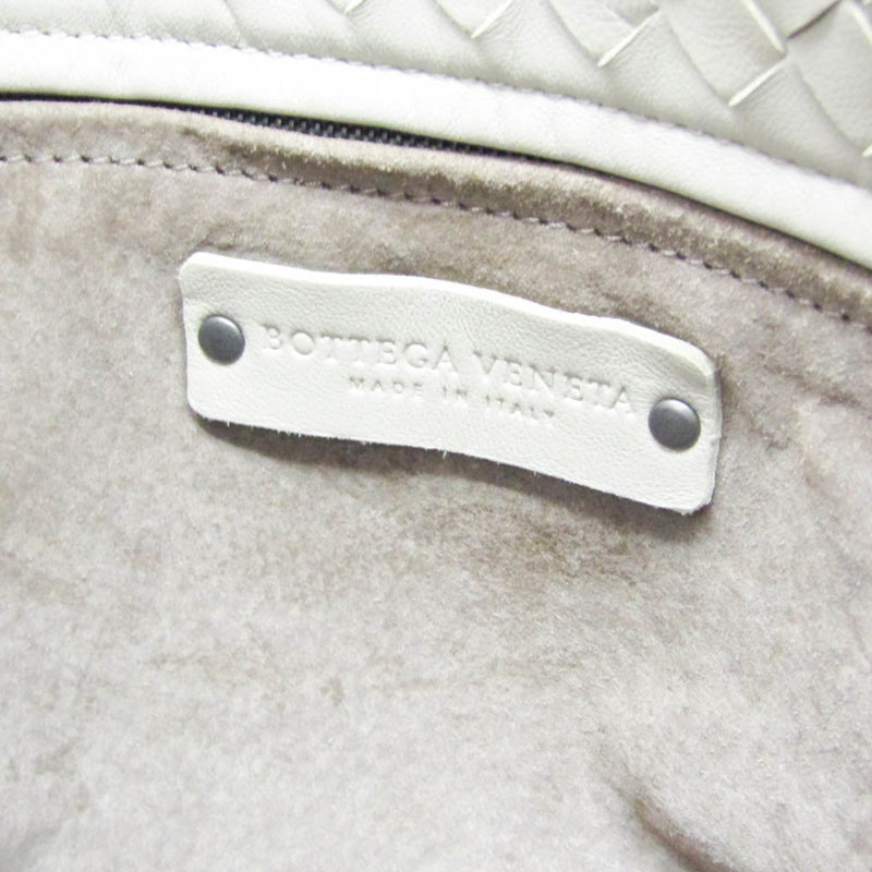 Bottega Veneta Intrecciato Beige Leather Tote Bag (Pre-Owned)