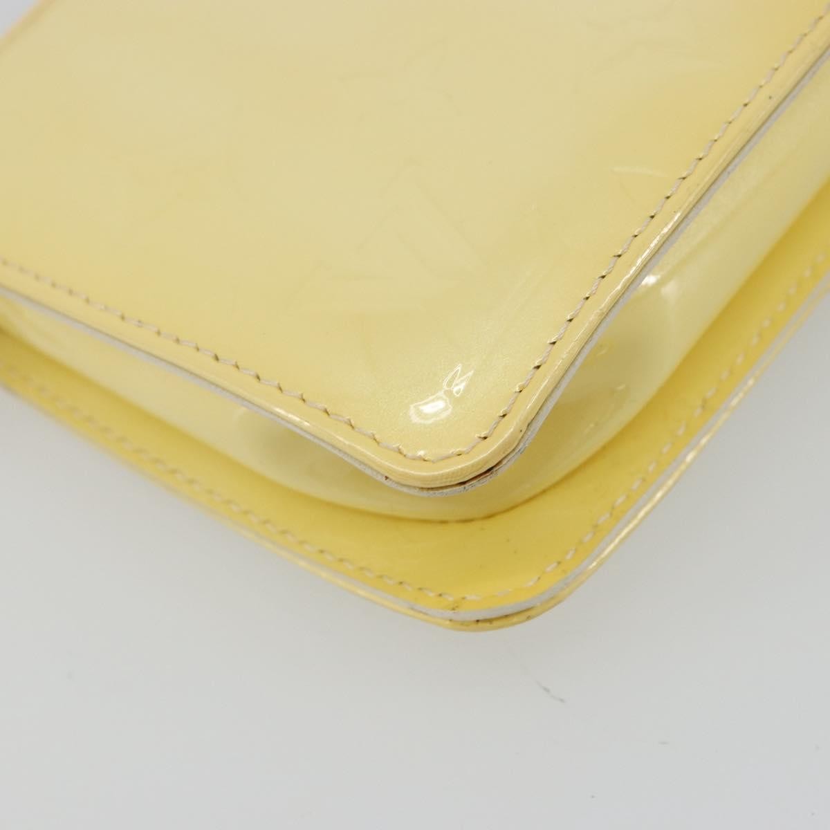 Louis Vuitton Lexington Pochette Monogram Vernis Beige Patent_Leather Clutche & Pouche Bag (Pre-Owned)