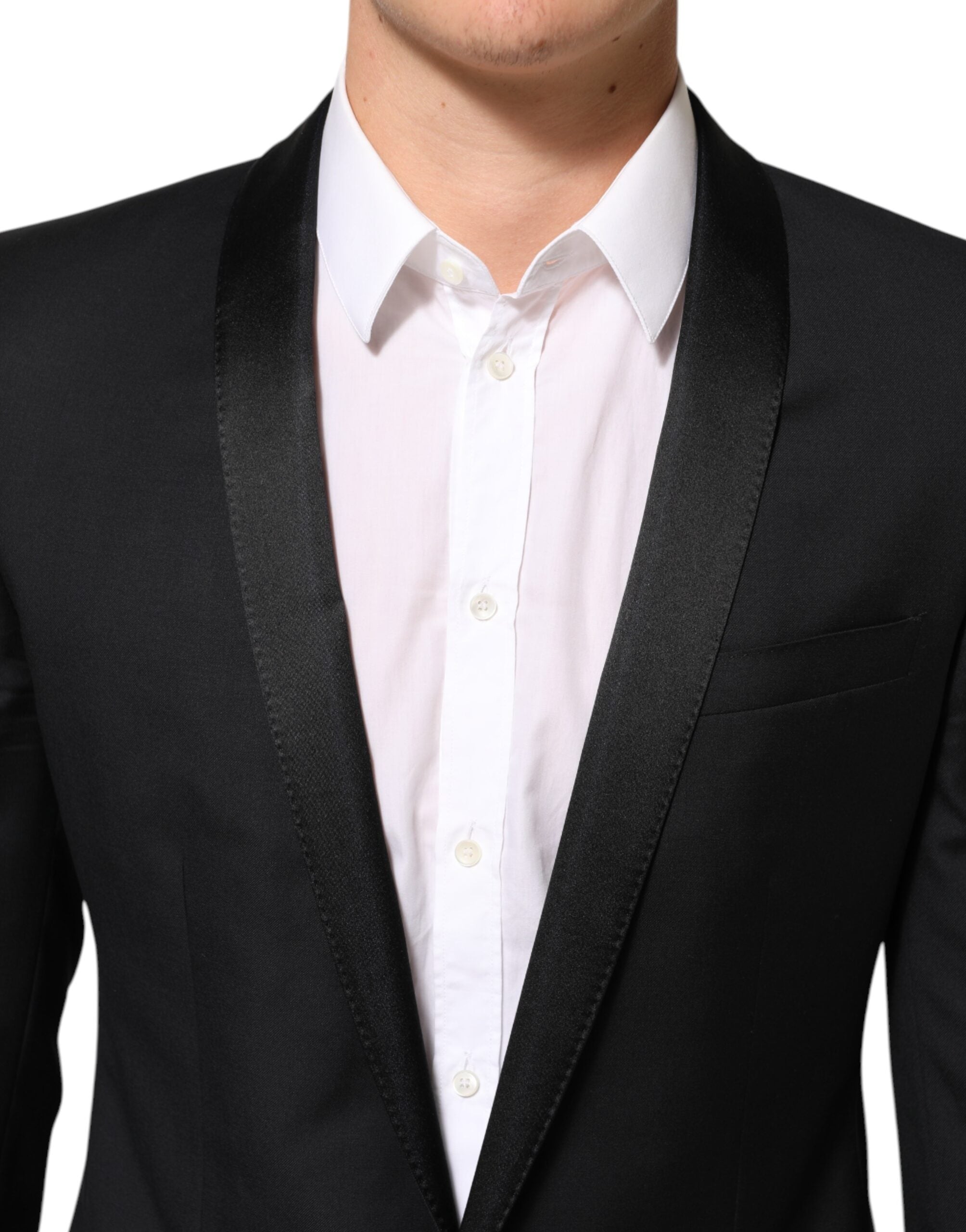 Dolce & Gabbana Black GOLD 1 Button Suit Jacket Men Men's Blazer