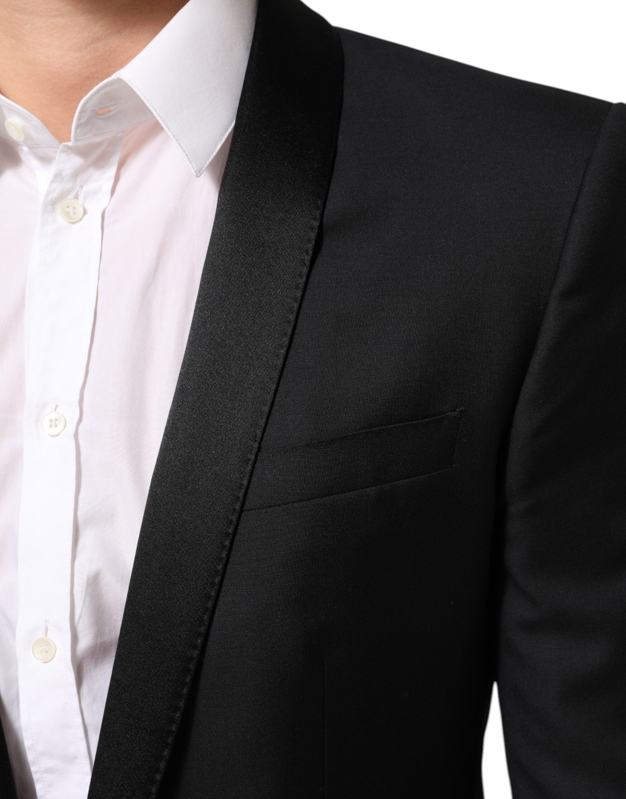 Dolce & Gabbana Black GOLD 1 Button Suit Jacket Men Men's Blazer