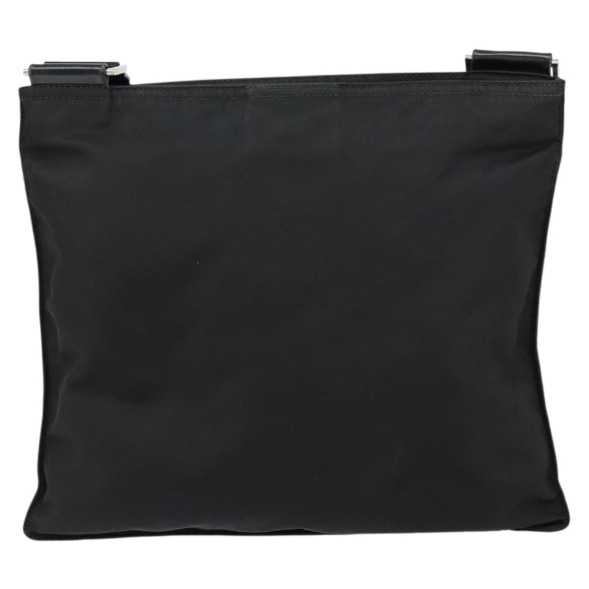 Prada Front Pocket Messenger Tessuto Black Nylon Shoulder Bag Bag (Pre-Owned)