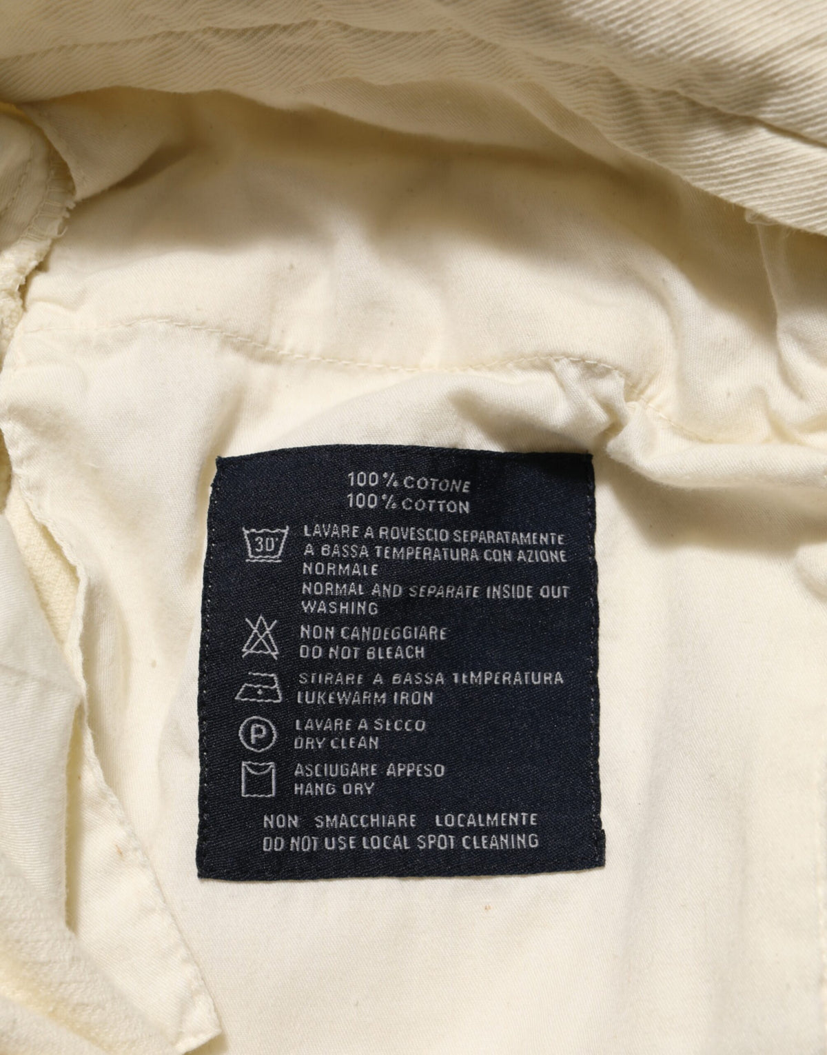 Burberry Beige Corduroy Cotton Straight Men Trouser Men's Pants