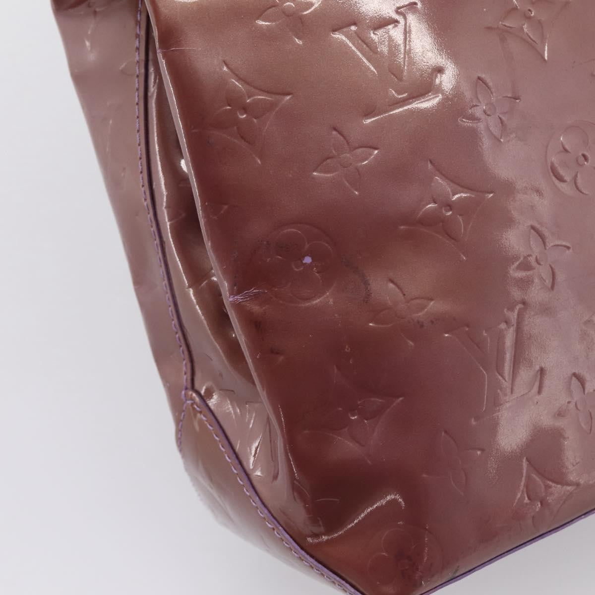 Louis Vuitton Reade Monogram Vernis Purple Patent_Leather Handbag (Pre-Owned)