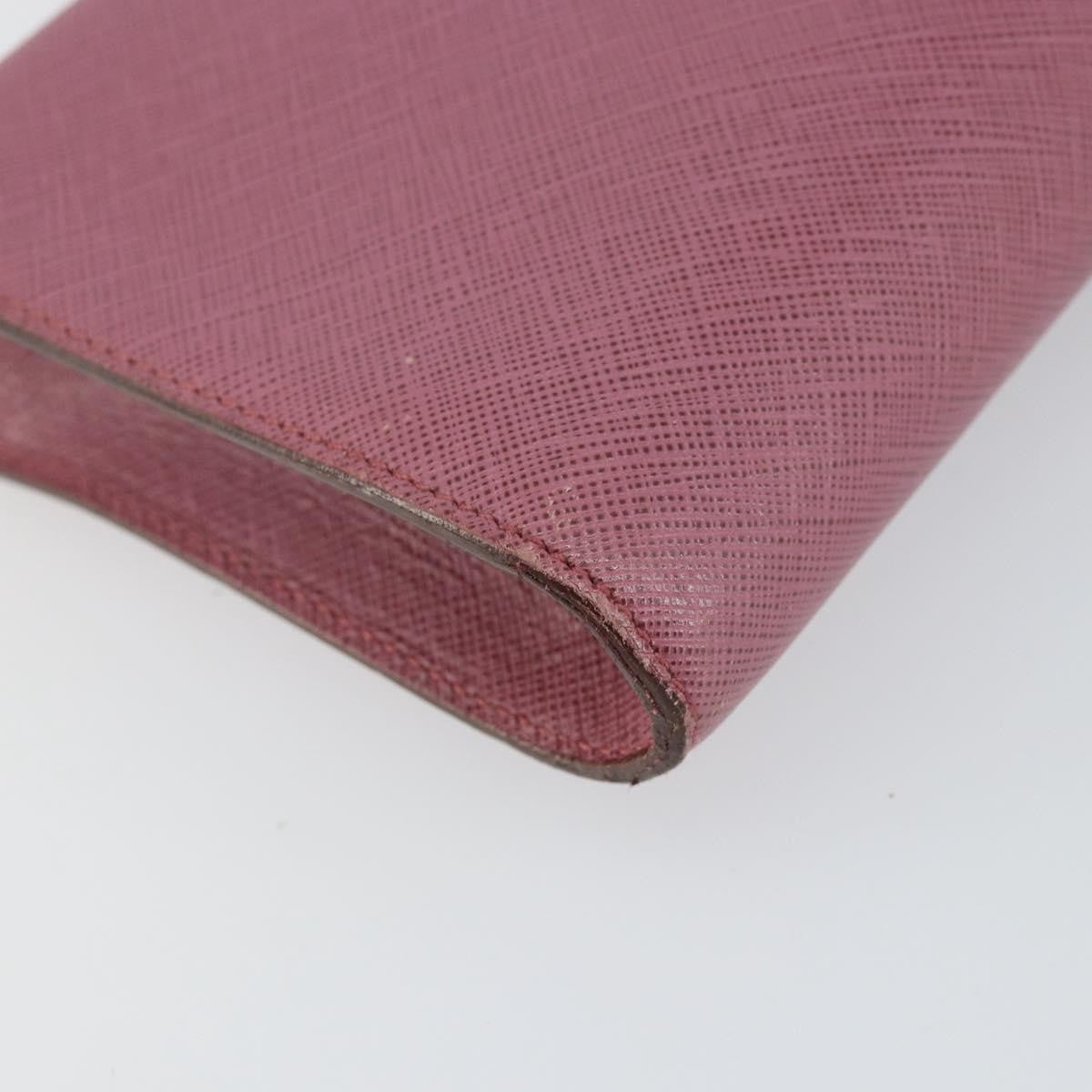 Salvatore Ferragamo Gancini Leather Pink Leather Clutche & Pouche Bag (Pre-Owned)