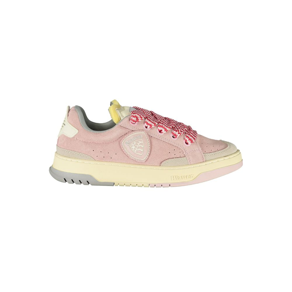 Blauer Rosa Polyurethane Women Women's Sneaker