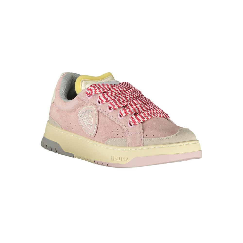 Blauer Rosa Polyurethane Women Women's Sneaker