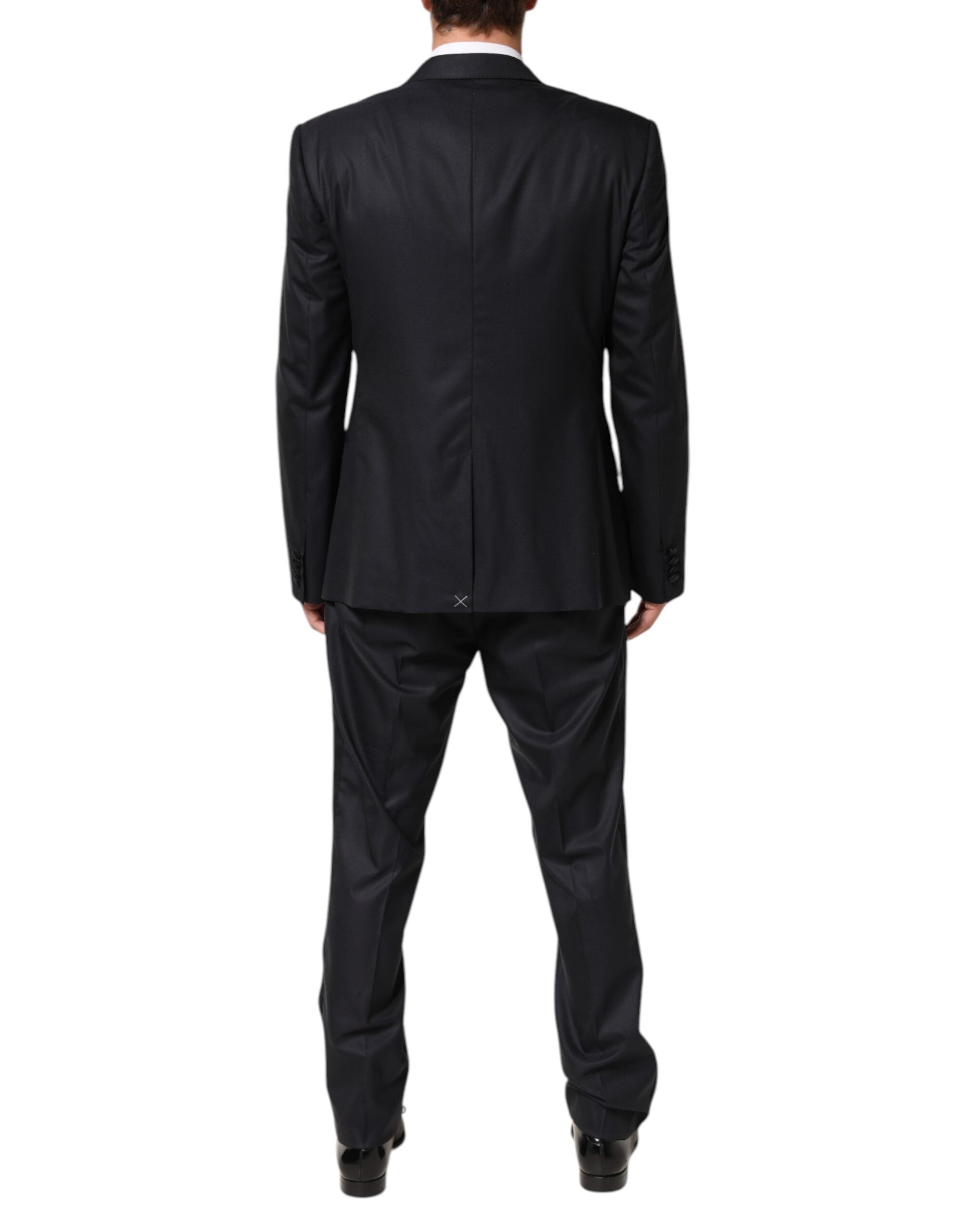 Dolce & Gabbana Dark Blue MARTINI 2 Buttons Men's 3 Piece Men's Suit