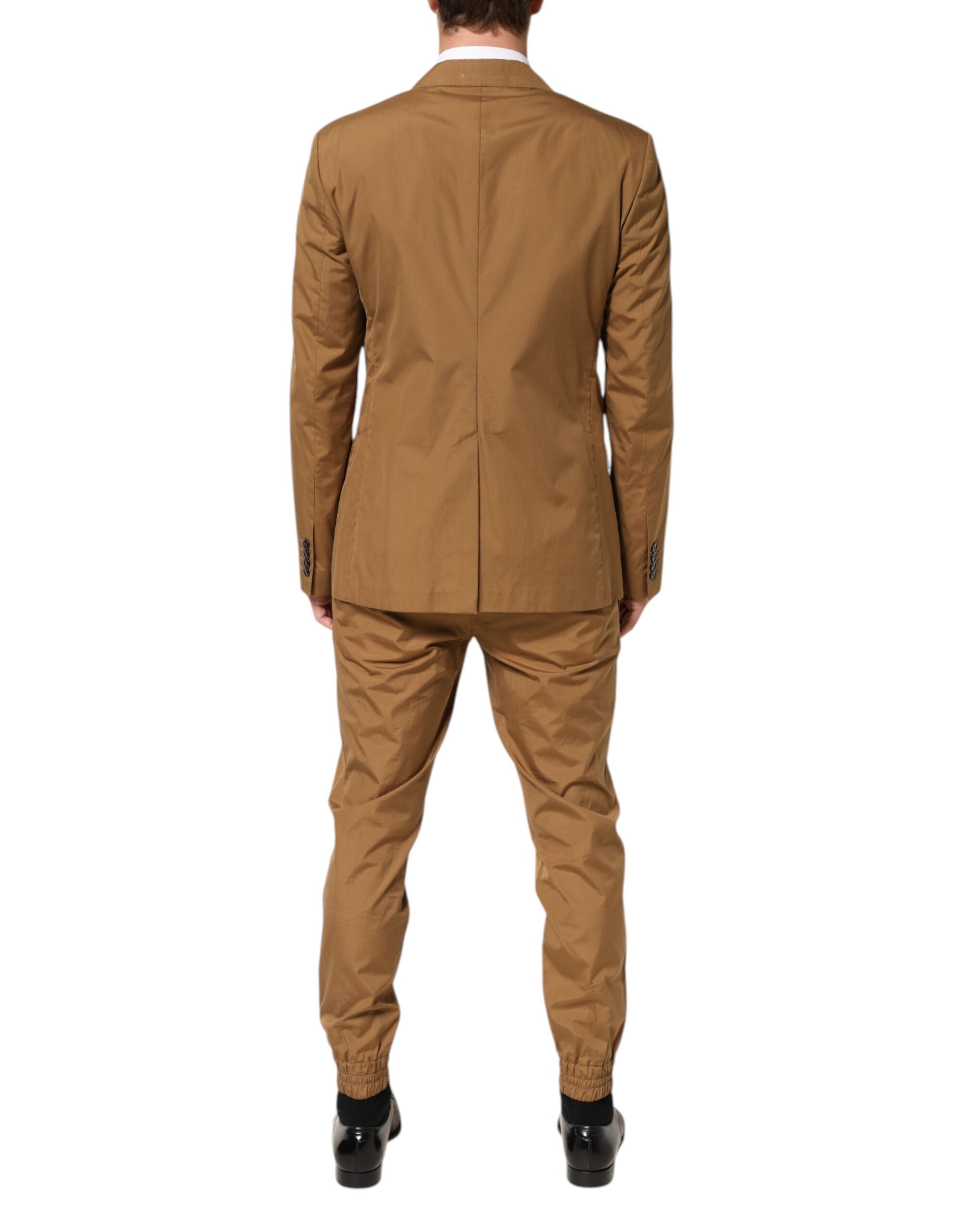 Dolce & Gabbana Brown TAORMINA Double-Breasted 2 Piece Men's Suit
