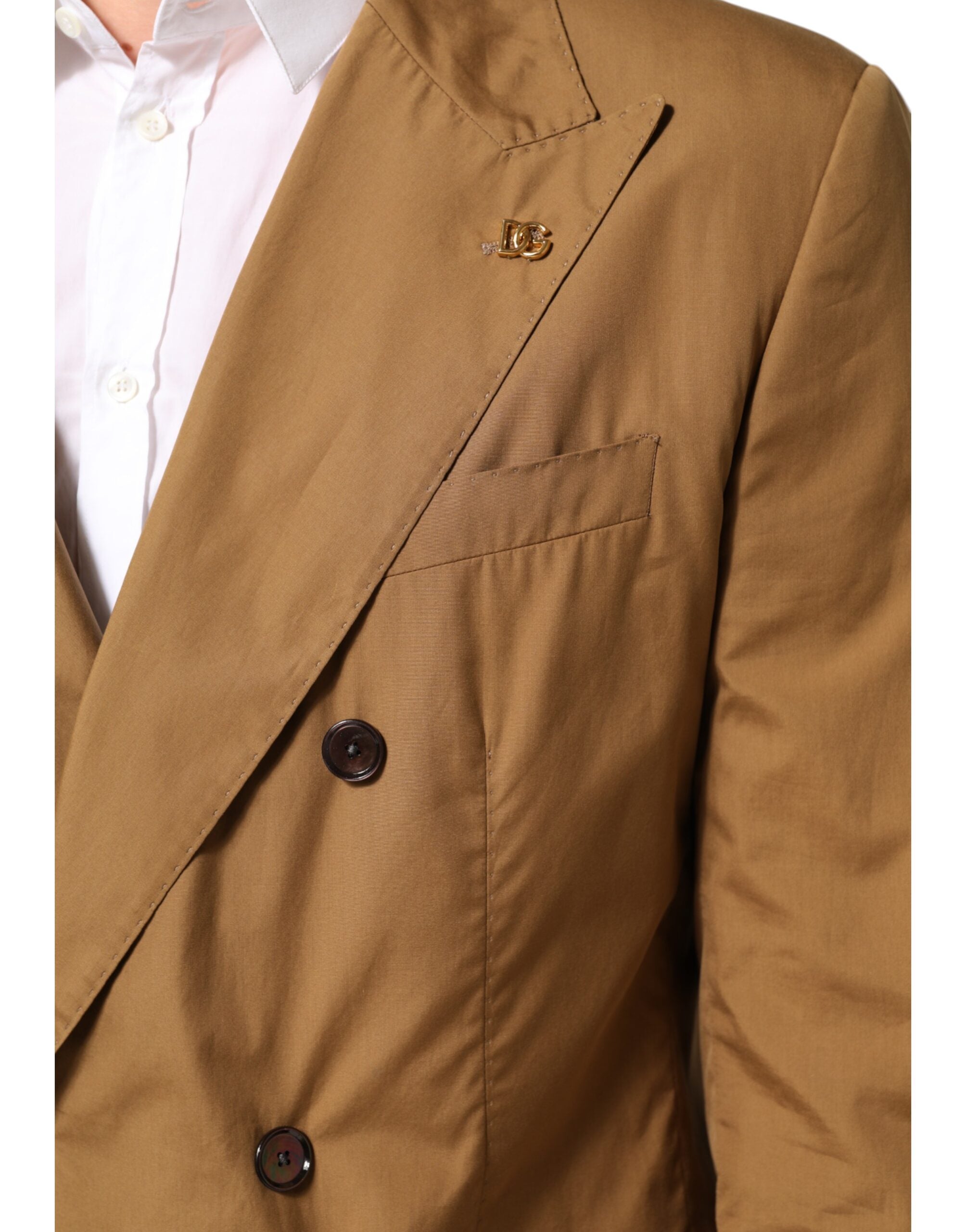 Dolce & Gabbana Brown TAORMINA Double-Breasted 2 Piece Men's Suit