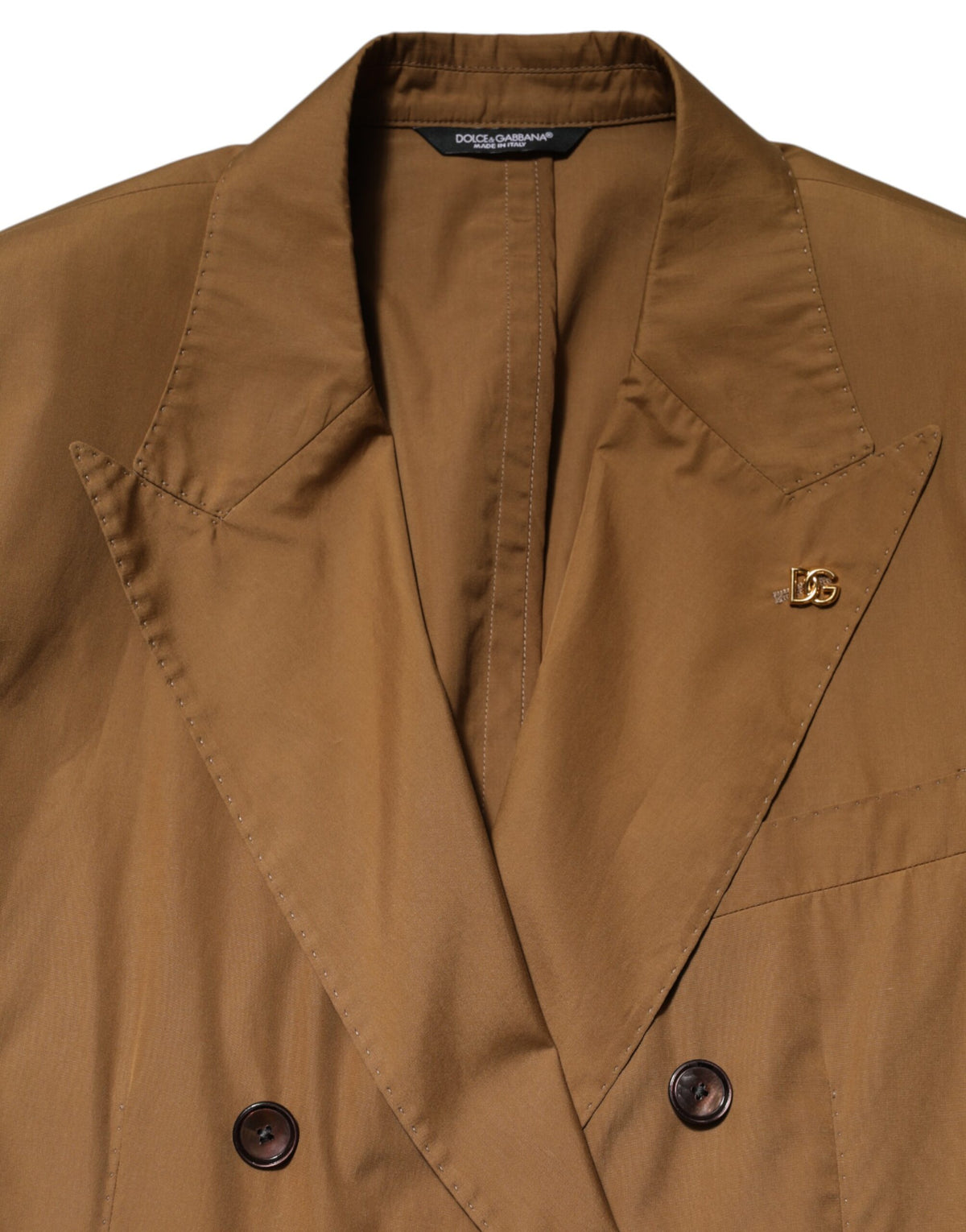 Dolce & Gabbana Brown TAORMINA Double-Breasted 2 Piece Men's Suit