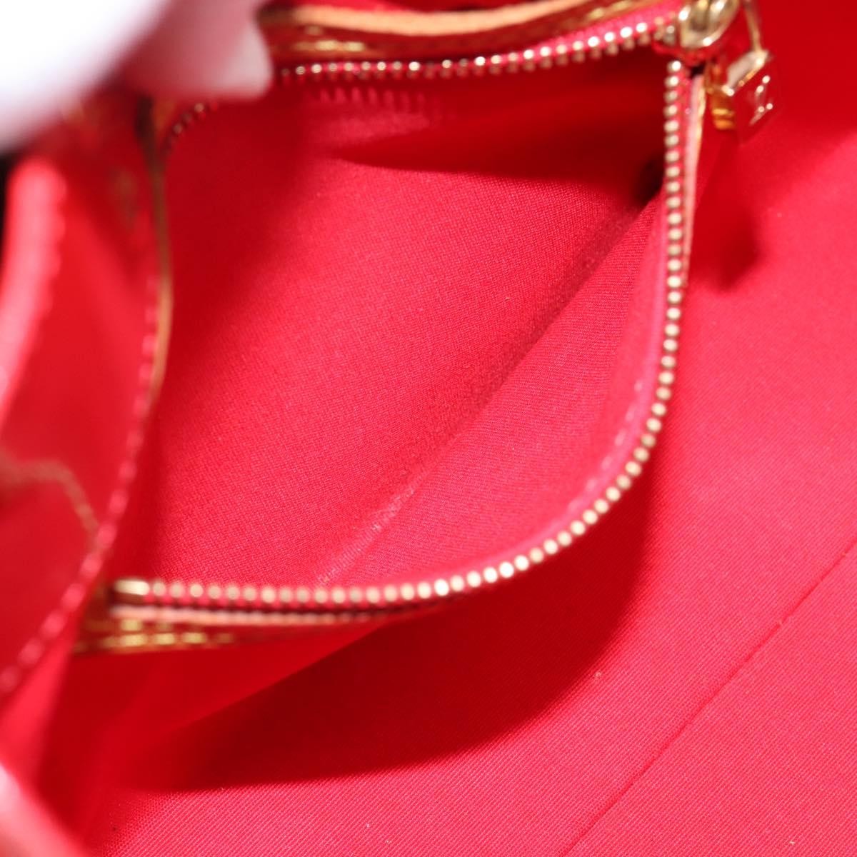 Louis Vuitton Reade Monogram Vernis Red Patent_Leather Handbag (Pre-Owned)