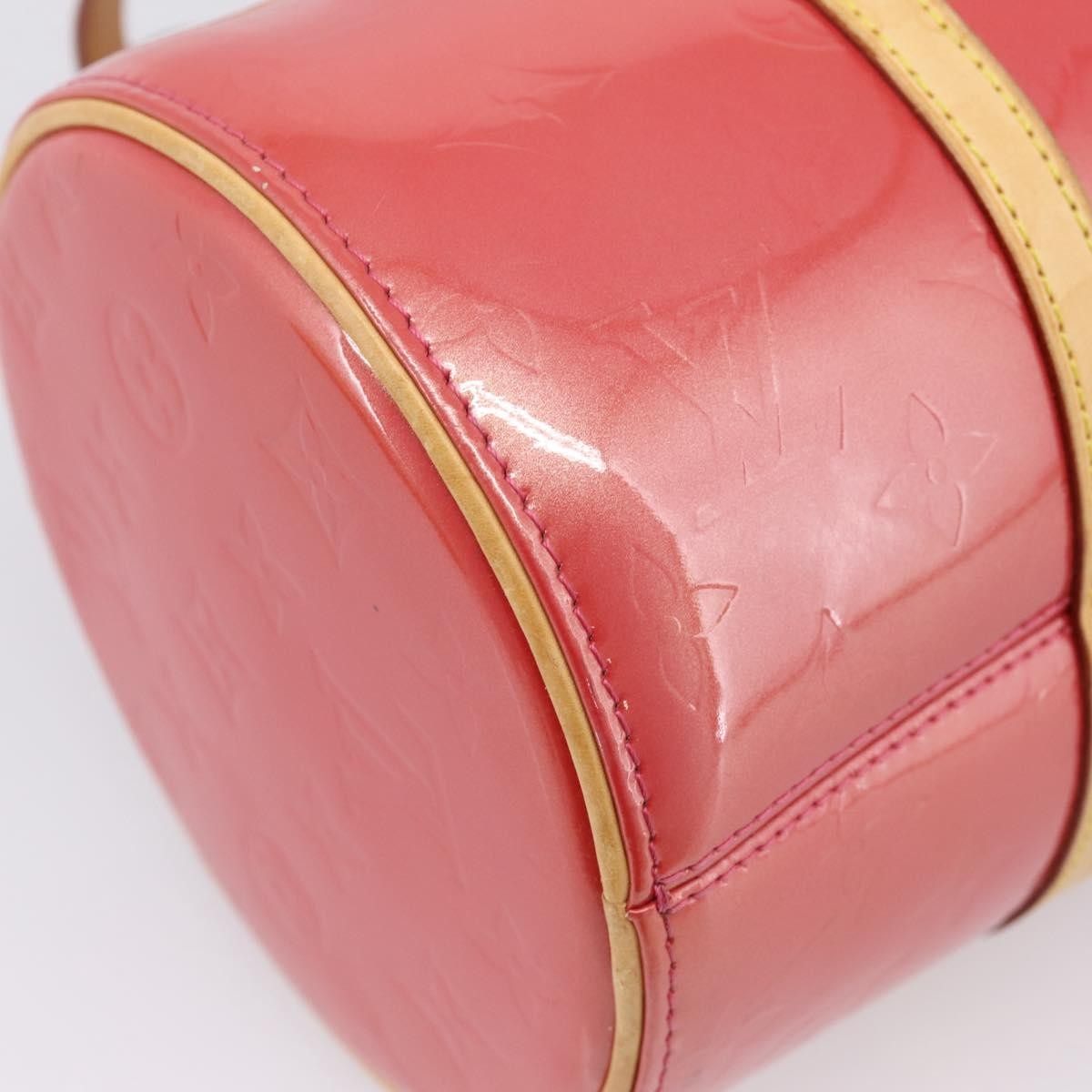 Louis Vuitton Bedford Monogram Vernis Pink Patent_Leather Handbag (Pre-Owned)