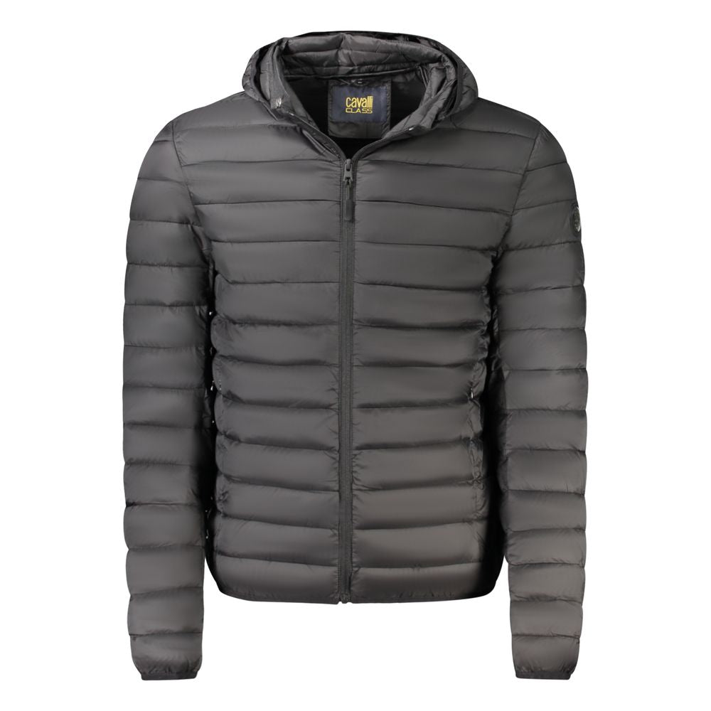 Cavalli Class Black Polyester Light Men's Jacket