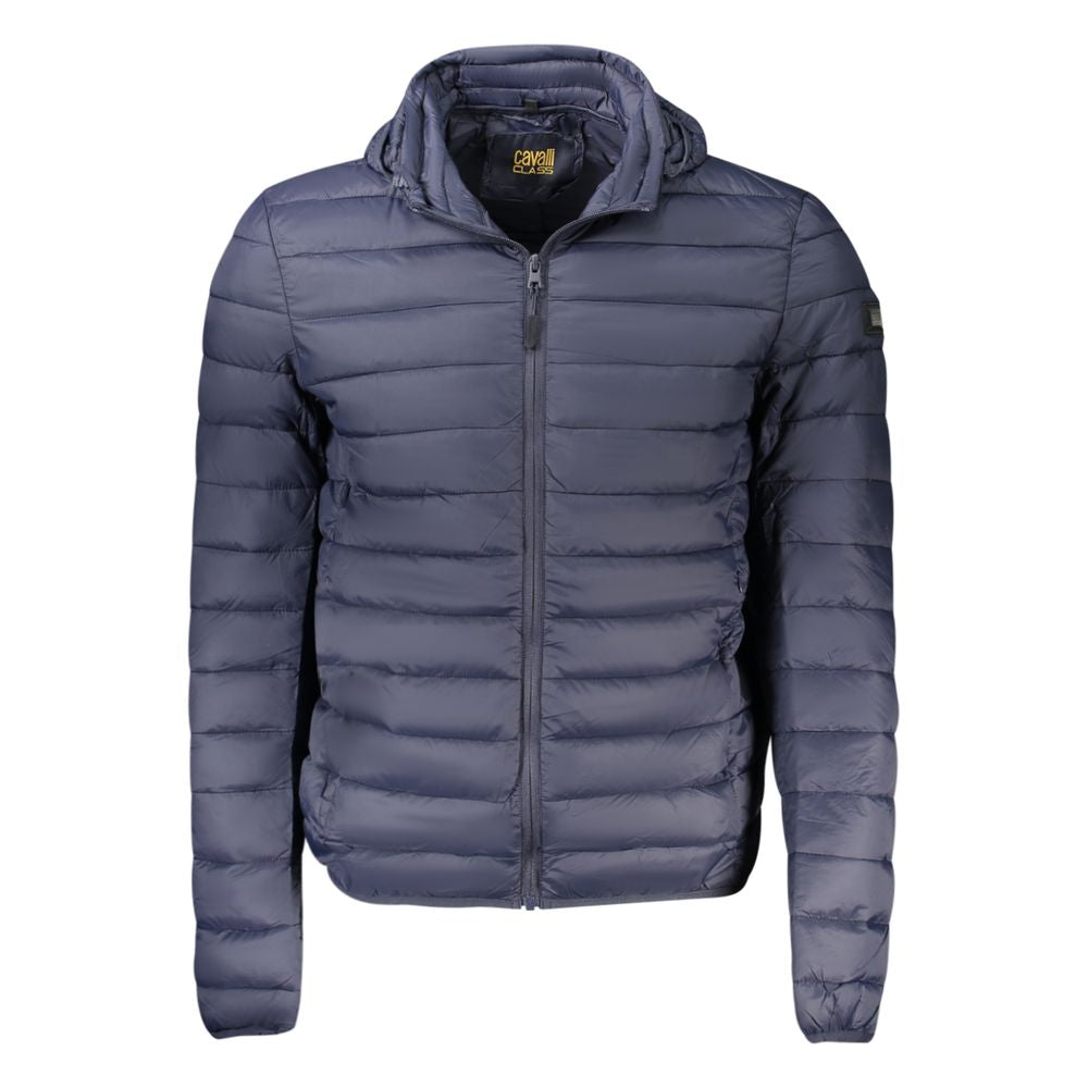 Cavalli Class Blu Polyester Men Men's Jacket