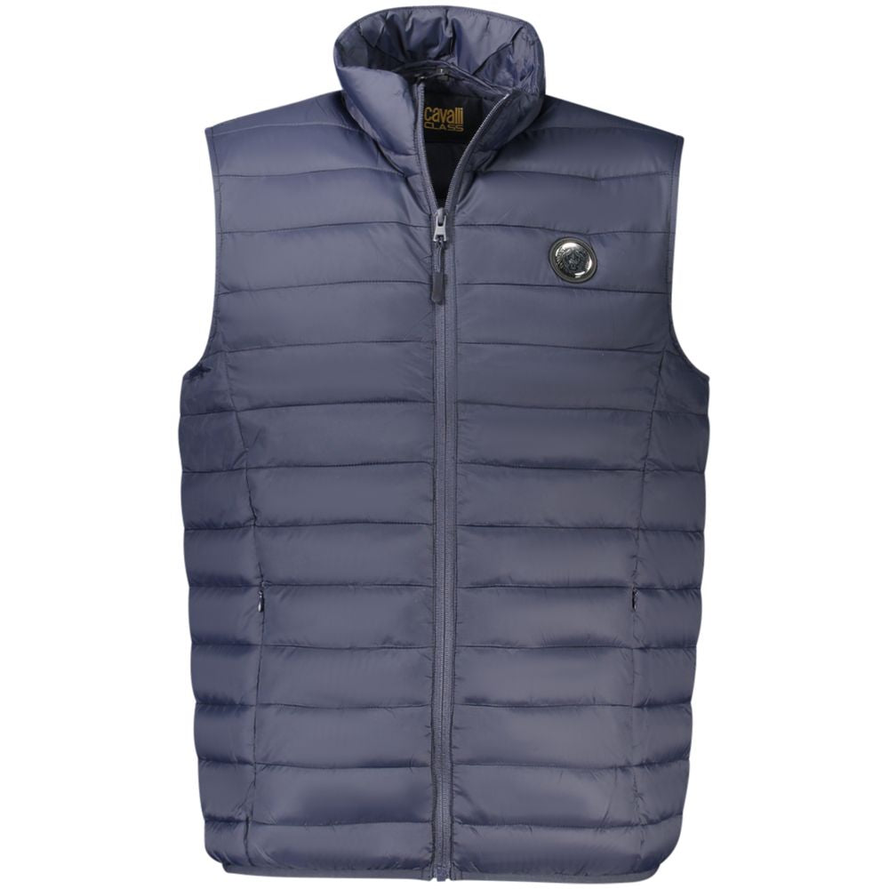 Cavalli Class Blu Polyester Men's Men's Jacket