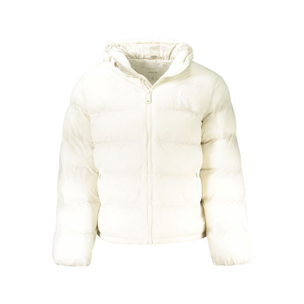 Calvin Klein Bianco Poliammide Uomo Men's Jacket