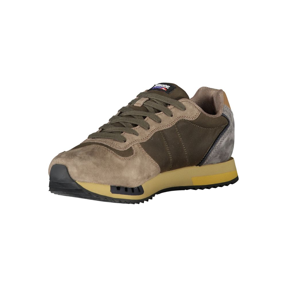 Blauer Green Leather Men Men's Sneaker