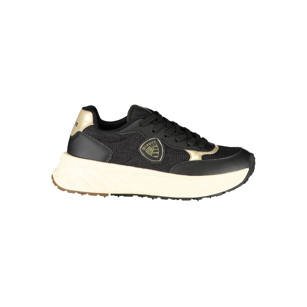 Blauer Black Leather Women Women's Sneaker