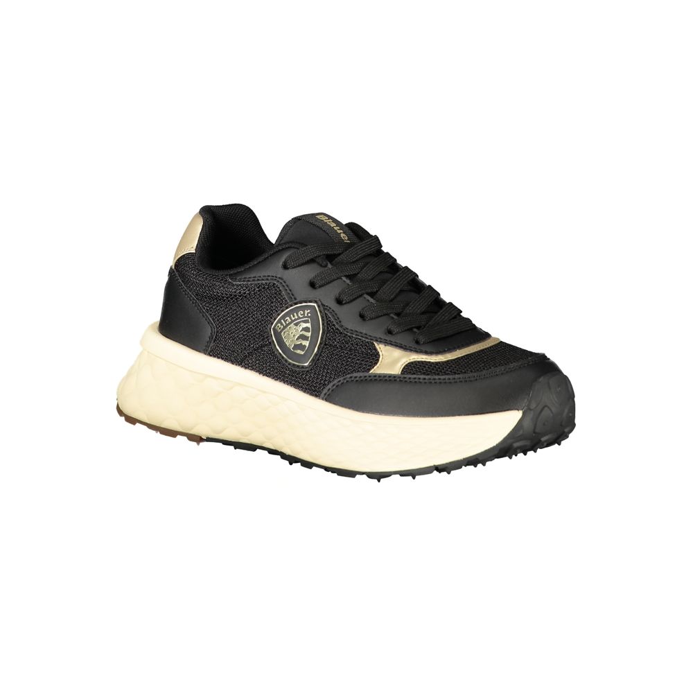 Blauer Black Leather Women Women's Sneaker