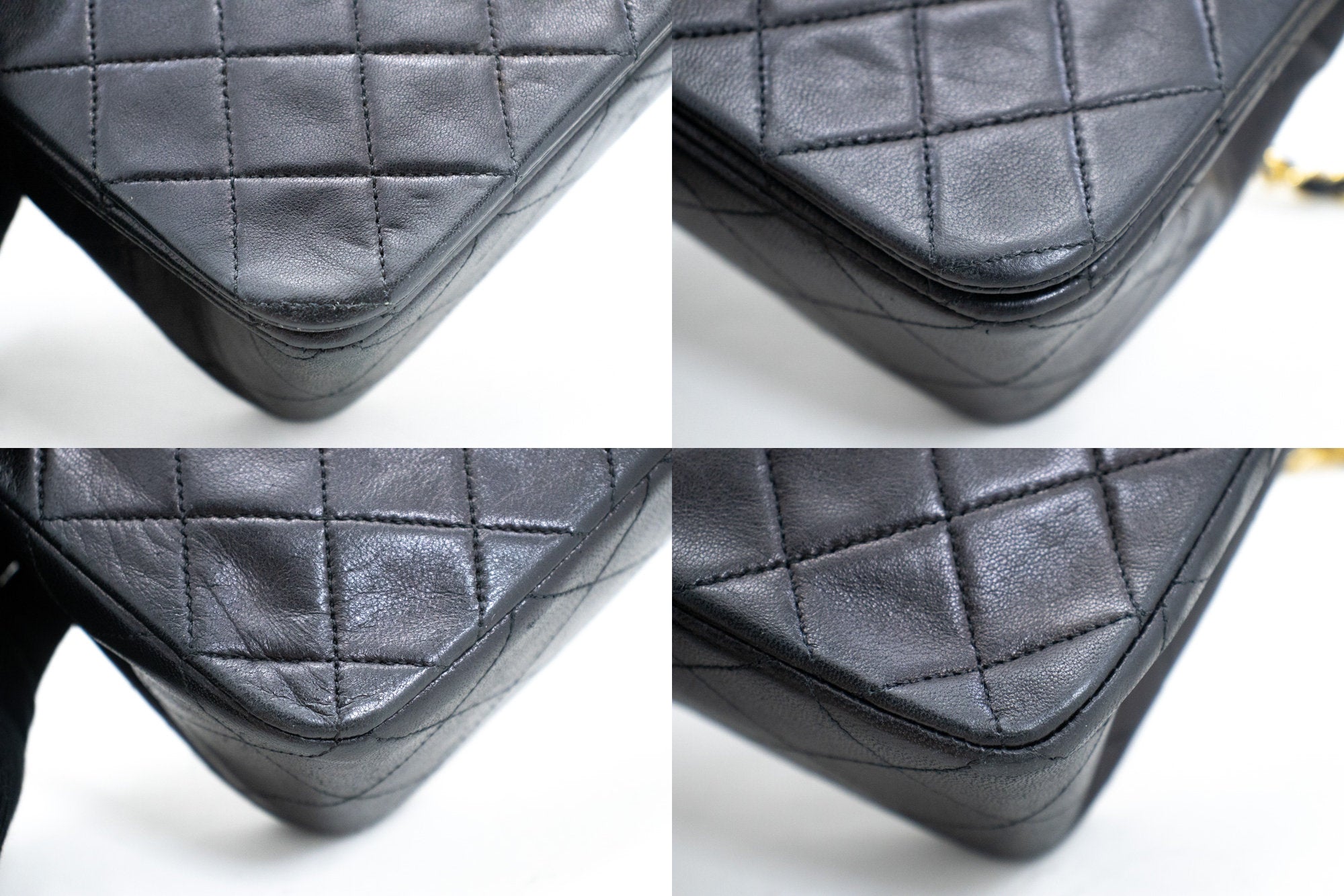 Chanel Mademoiselle Black Leather Shoulder Bag (Pre-Owned)