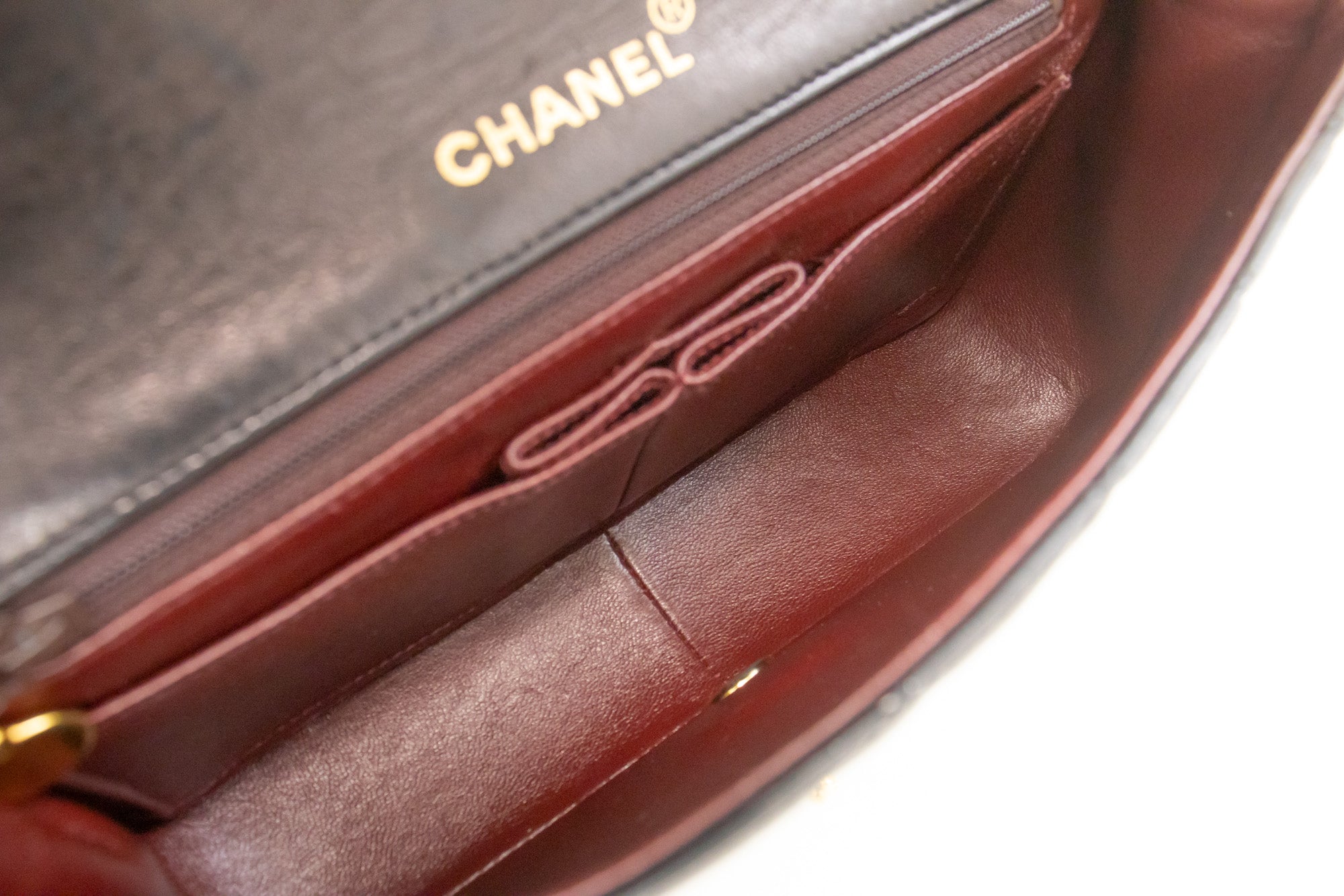 Chanel Mademoiselle Black Leather Shoulder Bag (Pre-Owned)