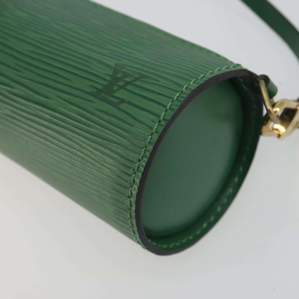 Louis Vuitton Soufflot Pochette Epi Leather Green Leather Clutche & Pouche Bag (Pre-Owned)