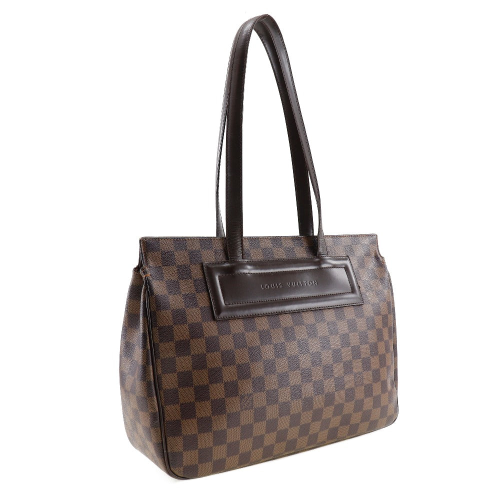 Louis Vuitton Parioli Brown Canvas Tote Bag (Pre-Owned)