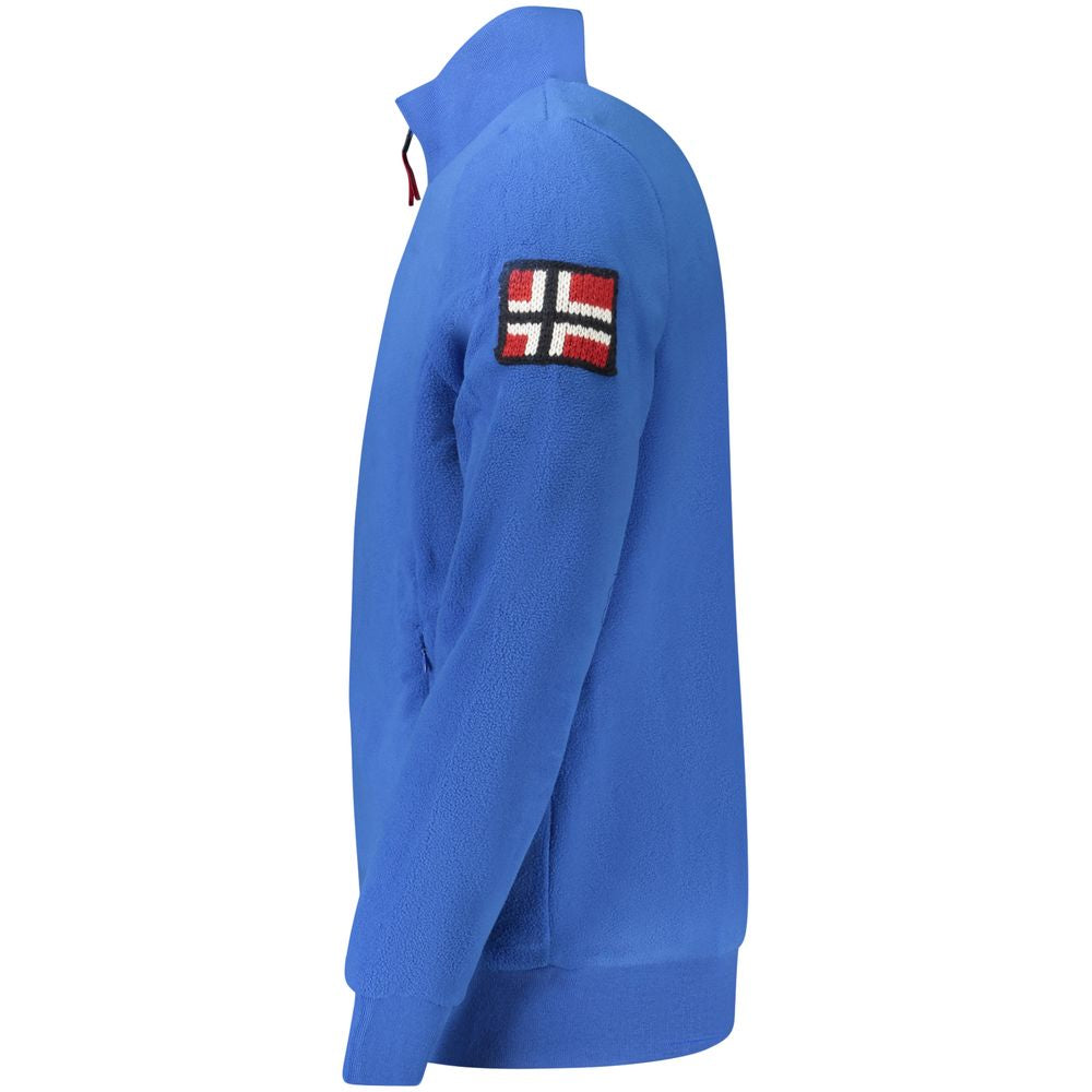 Norway 1963 Blu Polyester Mens Men's Sweatshirt