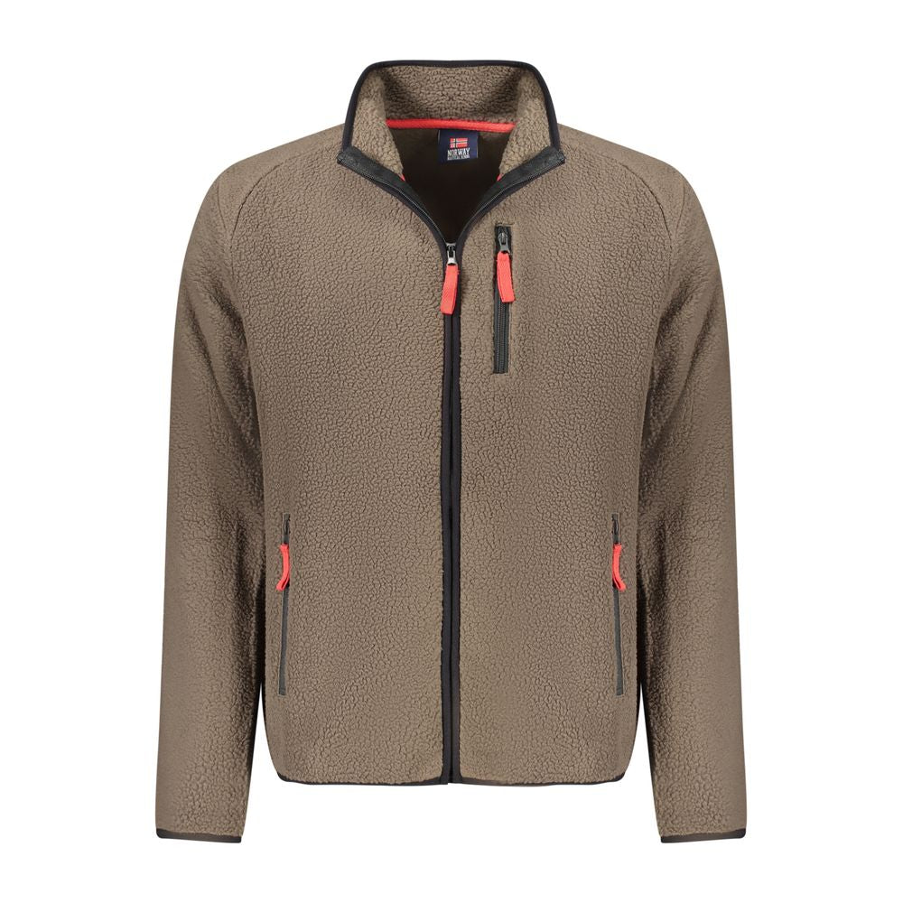 Norway 1963 Marrone Polyester Men Men's Sweatshirt