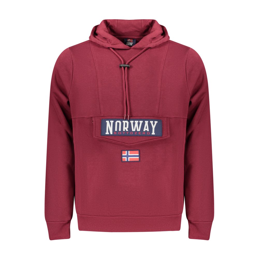 Norway 1963 Viola Cotton Men's Hooded Men's Sweatshirt