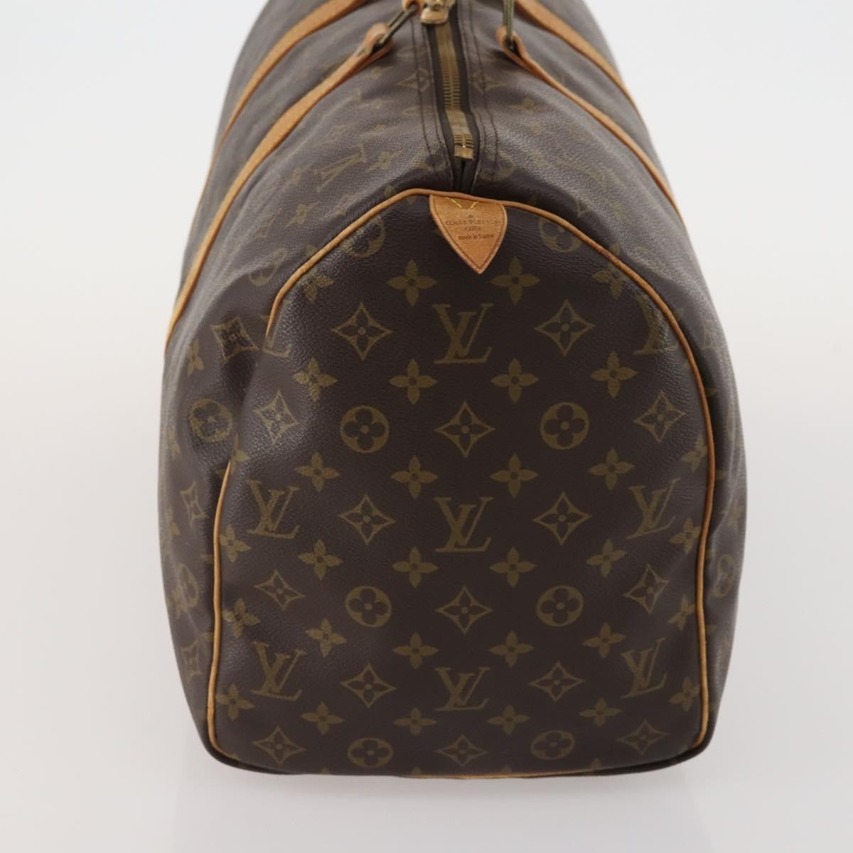 Louis Vuitton Keepall Monogram Canvas Brown Canvas Travel Bag Bag (Pre-Owned)