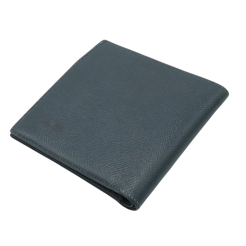 Hermès -- Navy Leather Wallet  (Pre-Owned)