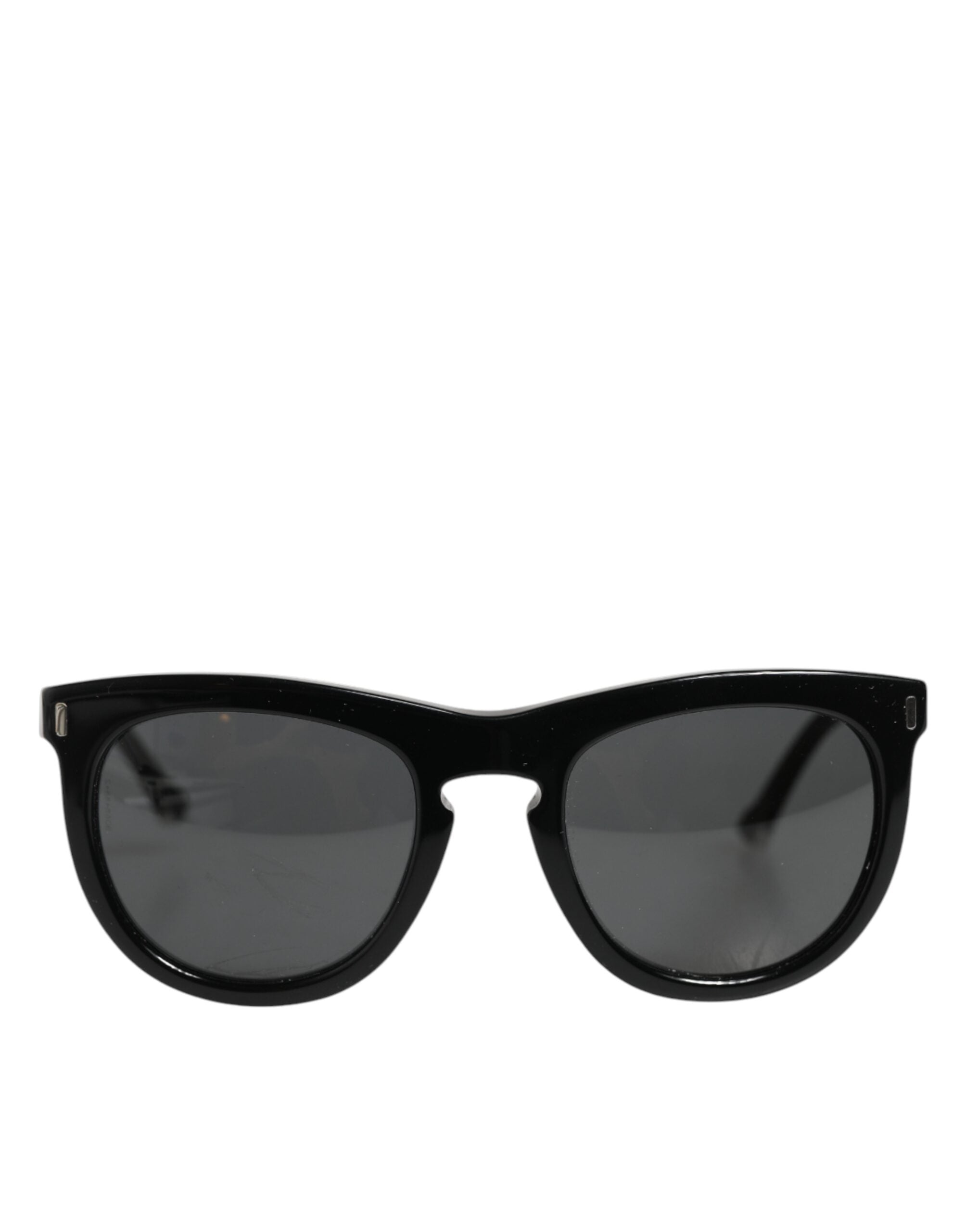 Dolce & Gabbana DG4281 Black Round Frame Full Rim Eyewear Women's Sunglasses (Pre-Owned)