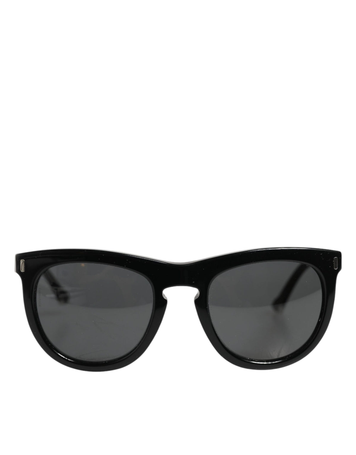 Dolce & Gabbana DG4281 Black Round Frame Full Rim Eyewear Women's Sunglasses (Pre-Owned)