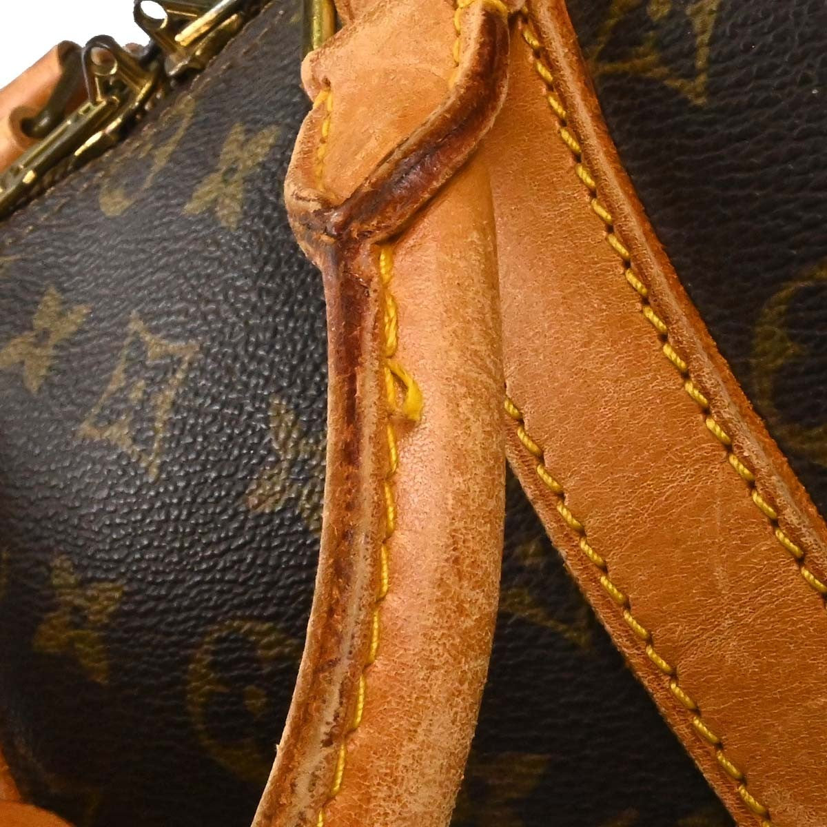 Louis Vuitton Keepall Monogram Canvas Brown Canvas Travel Bag Bag (Pre-Owned)