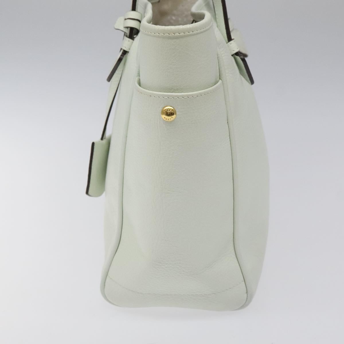 Loewe Heritage Leather White Leather Tote Bag Bag (Pre-Owned)