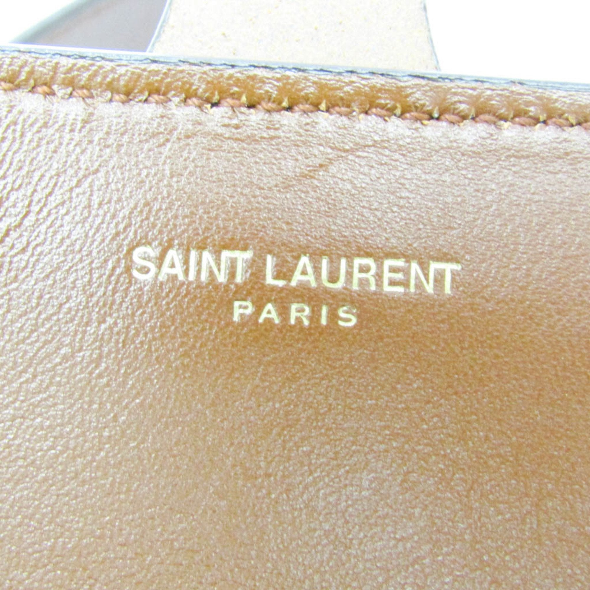 Saint Laurent Brown Leather Shoulder Bag (Pre-Owned)