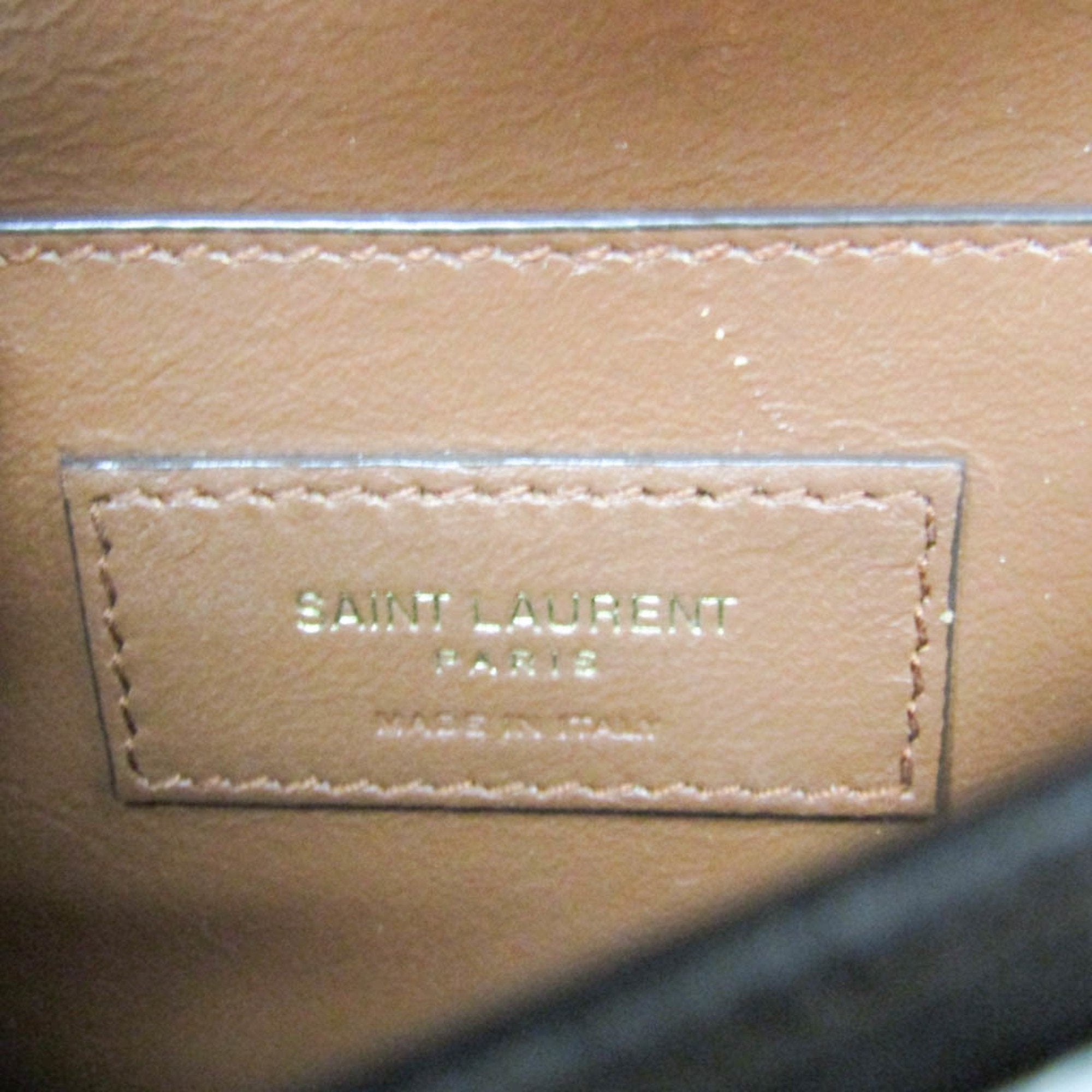 Saint Laurent Brown Leather Shoulder Bag (Pre-Owned)