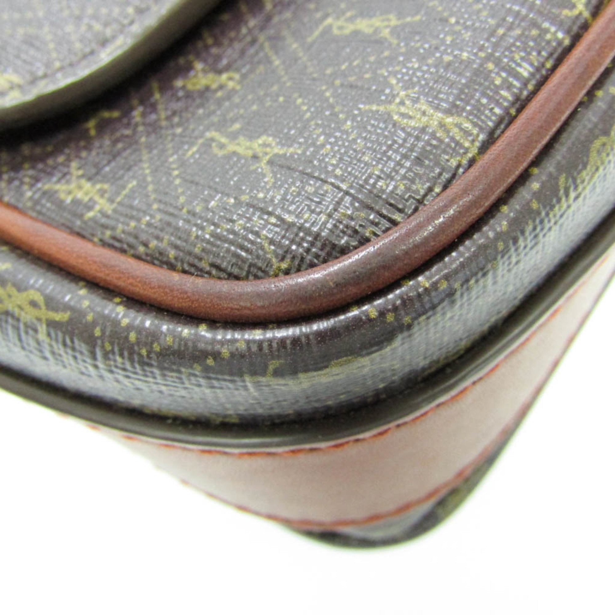 Saint Laurent Brown Leather Shoulder Bag (Pre-Owned)