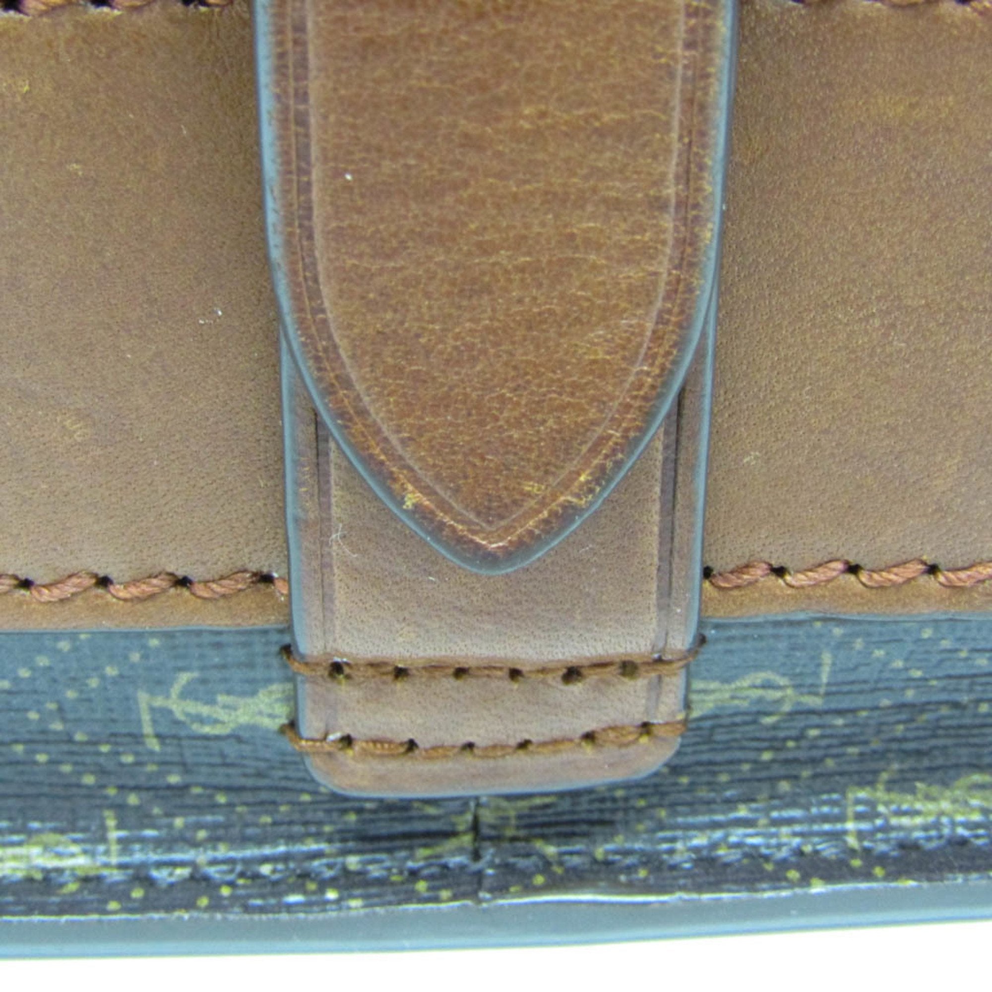 Saint Laurent Brown Leather Shoulder Bag (Pre-Owned)